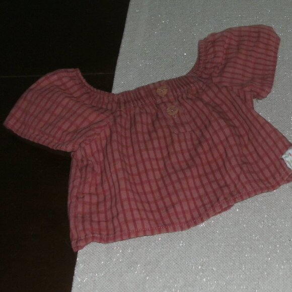 Set of TWO Cute Blouses Easy Peasy Checker Top & Genuine Kids Floral Top ~ 18M - Picture 3 of 3